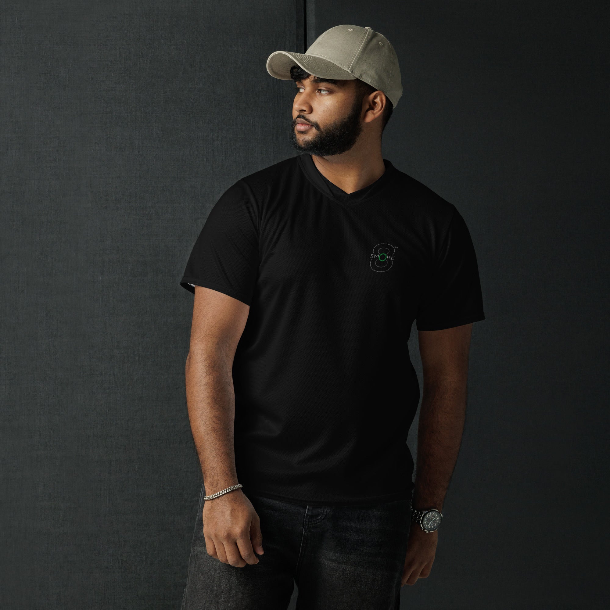 8TH Smoke Unisex sports jersey