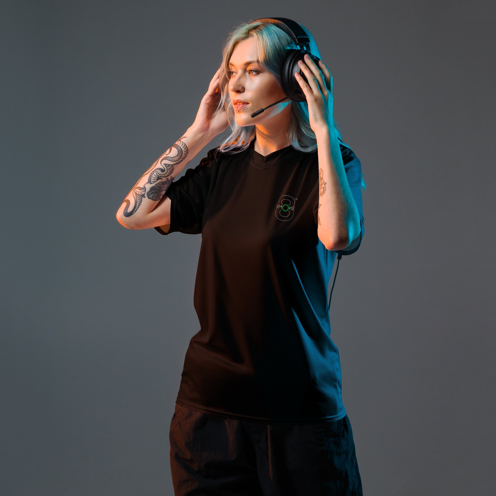 8TH Smoke Unisex sports jersey