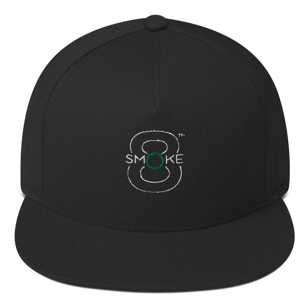 8TH Smoke Flat Bill Cap