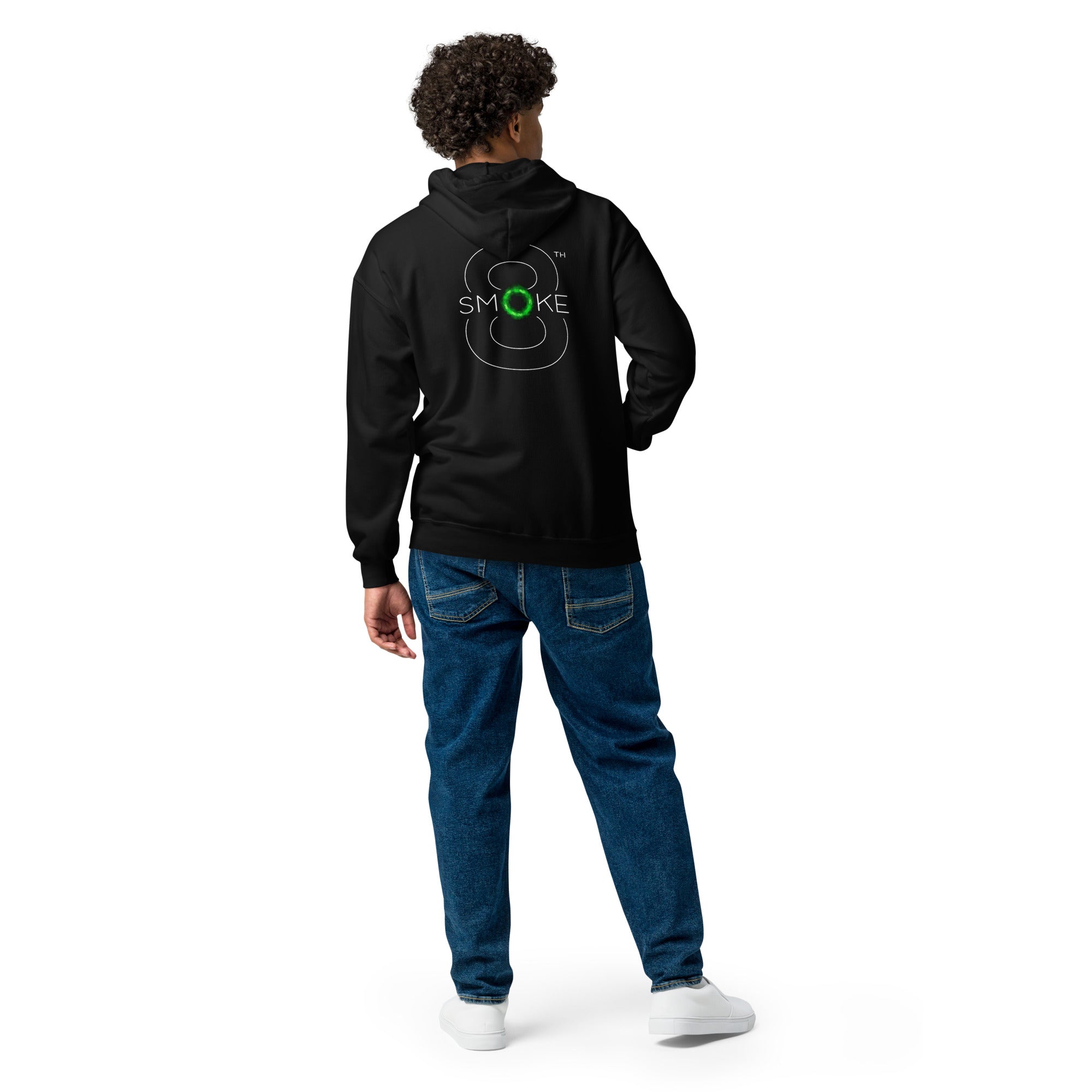 8th Smoke Unisex heavy blend zip hoodie