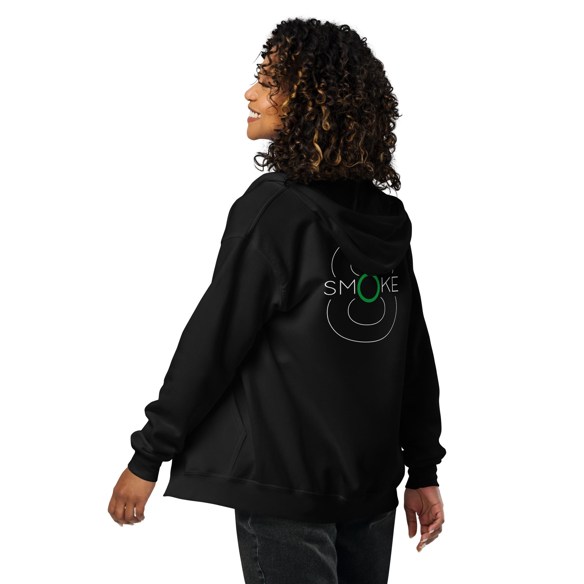 8th Smoke Unisex heavy blend zip hoodie