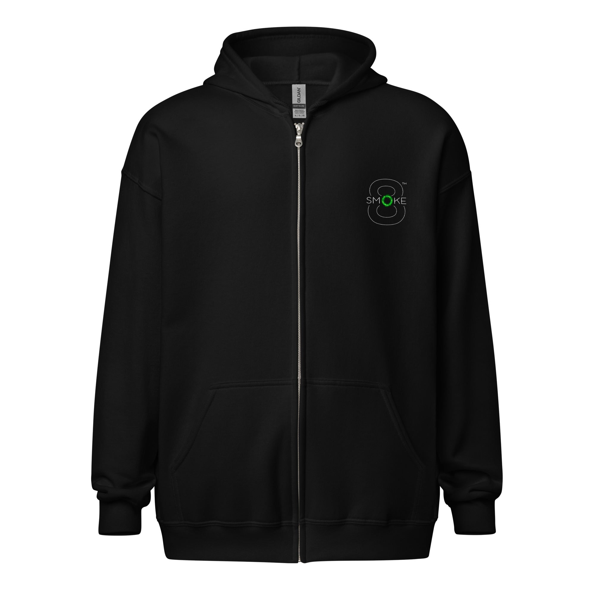 8th Smoke Unisex heavy blend zip hoodie