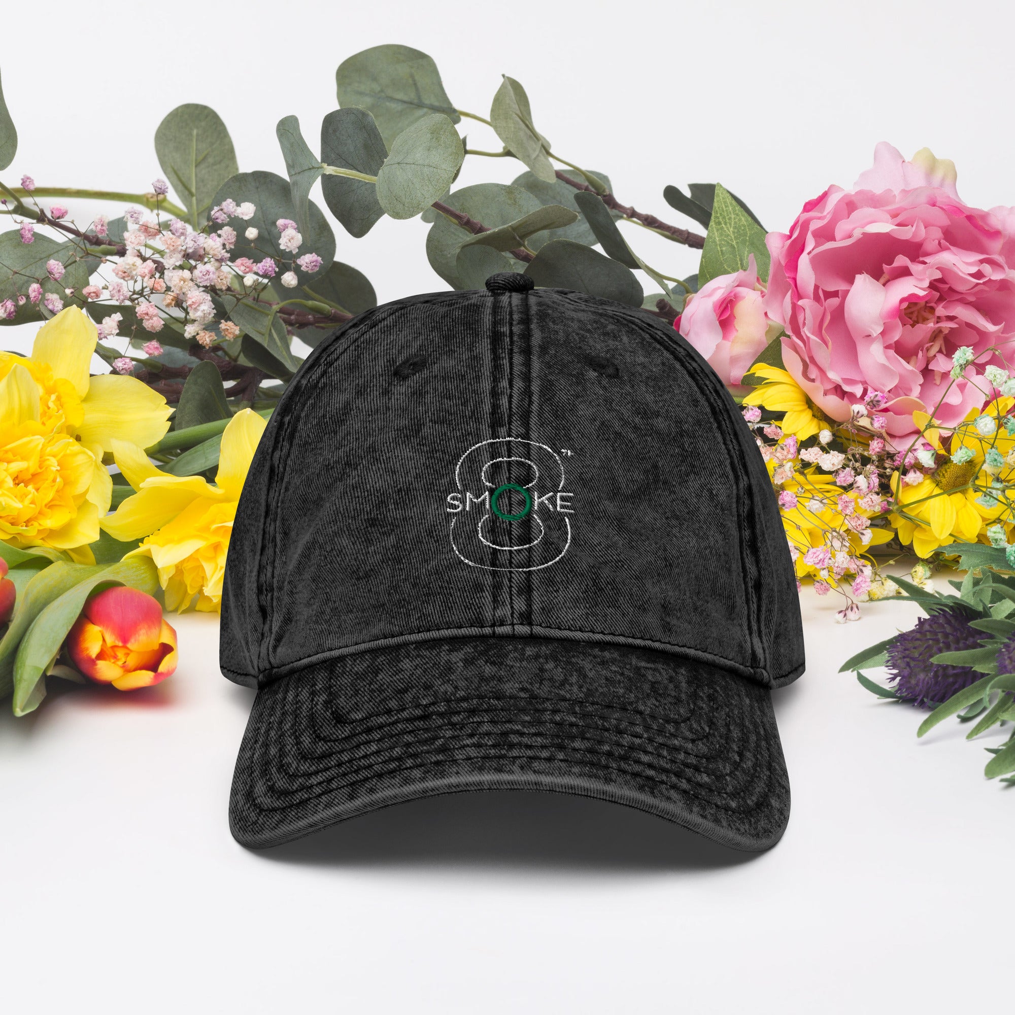 8TH Smoke Vintage Cotton Twill Cap