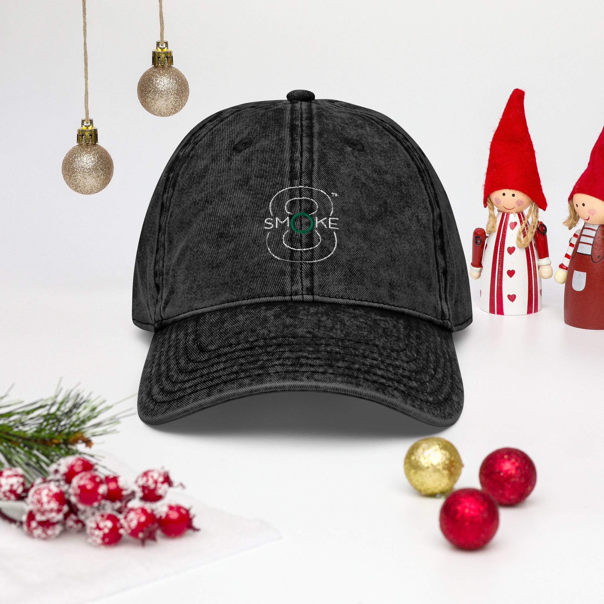 8TH Smoke Vintage Cotton Twill Cap