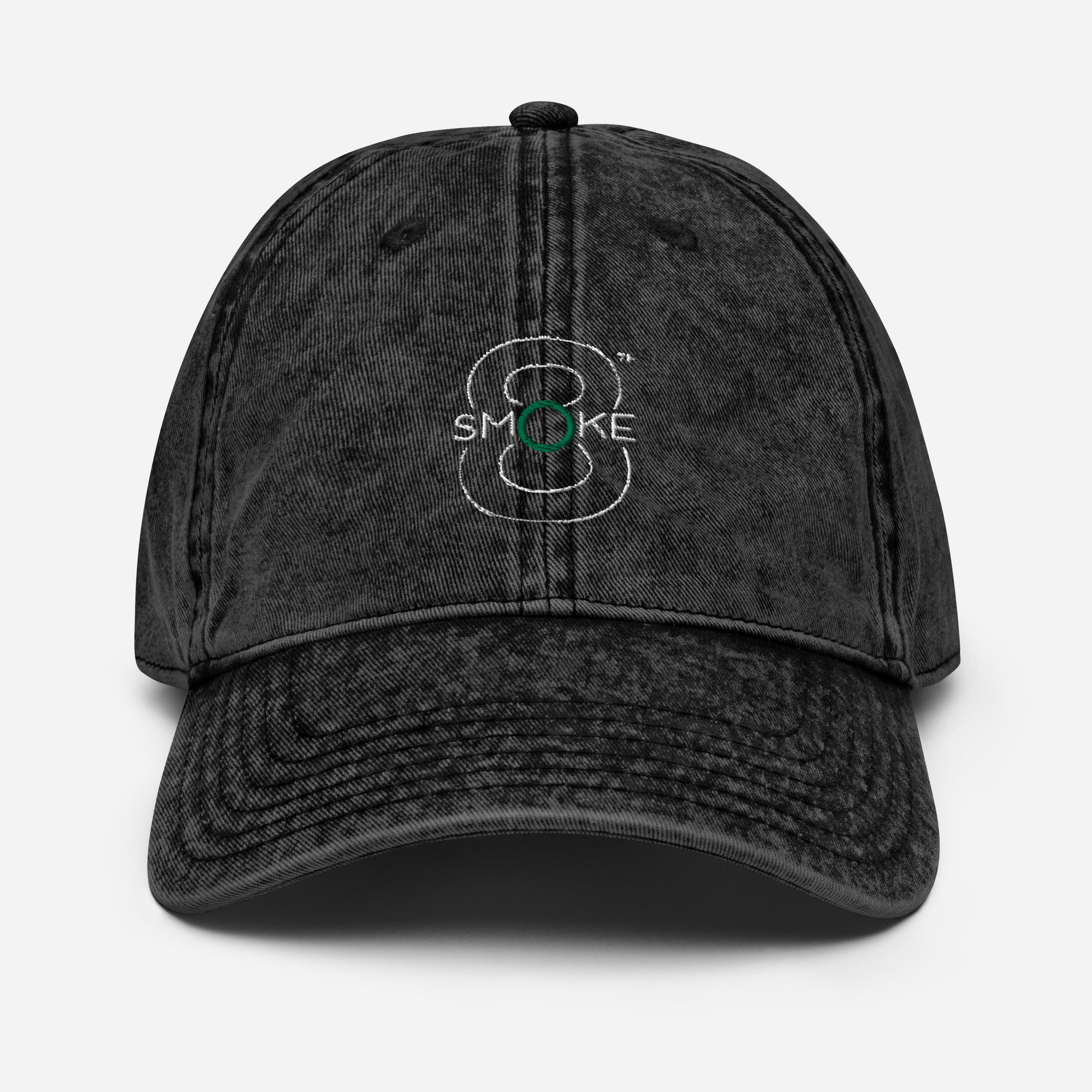 8TH Smoke Vintage Cotton Twill Cap