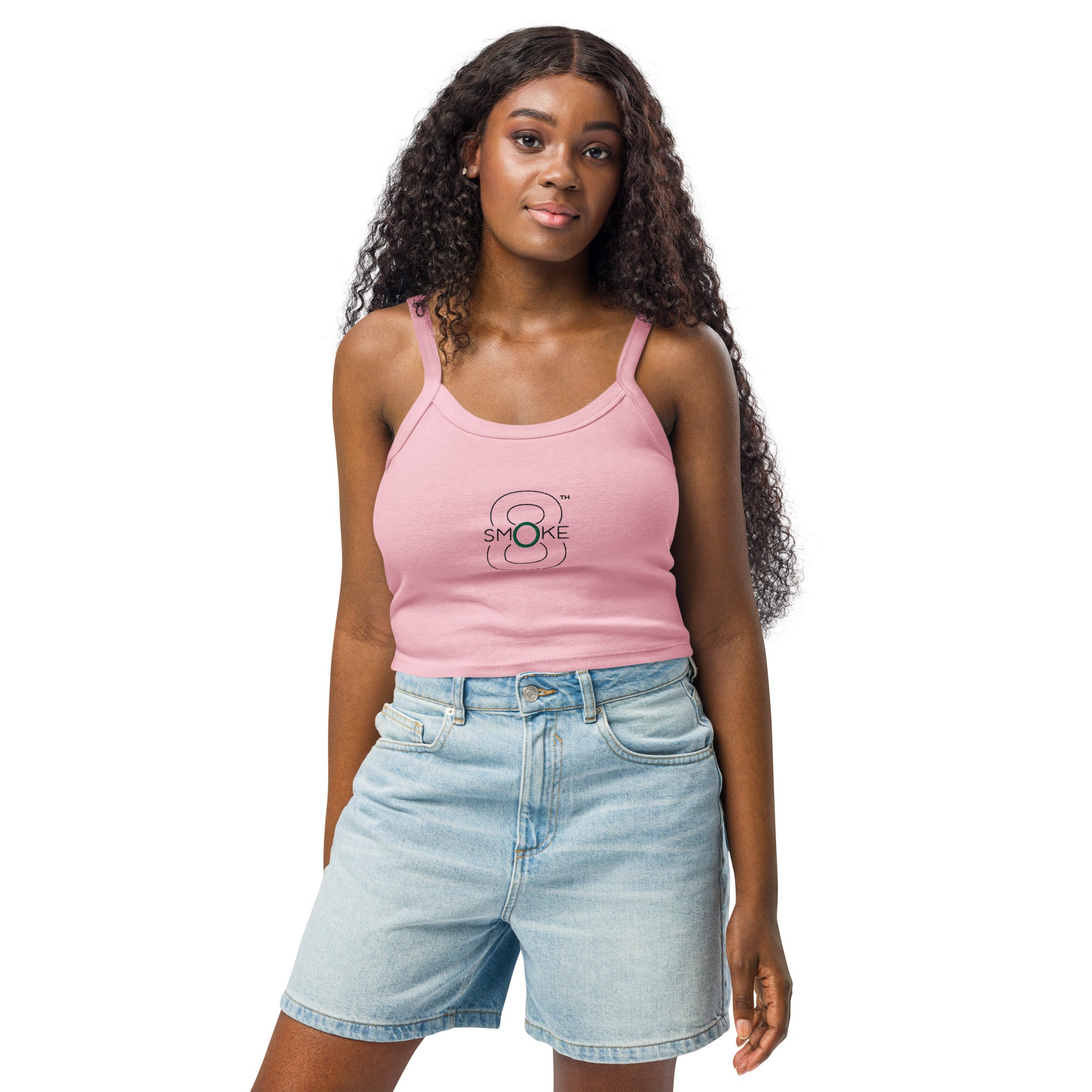 8th Smoke - Women’s micro-rib tank top